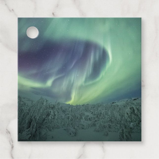 Northern Lights  Favor Tags (Front)