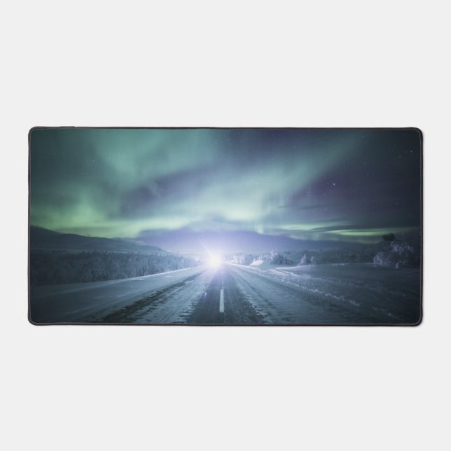 Northern Lights Finland Desk Mat (Front)