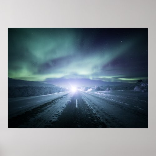 Northern Lights Finland Poster