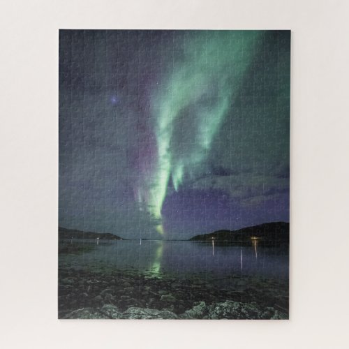 Northern Lights Fjord Jigsaw Puzzle