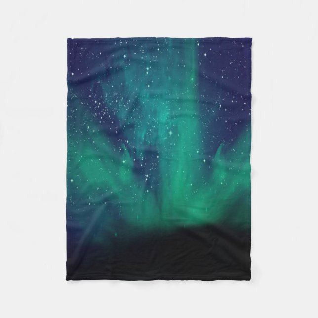 Northern Lights Fleece Blanket (Front)