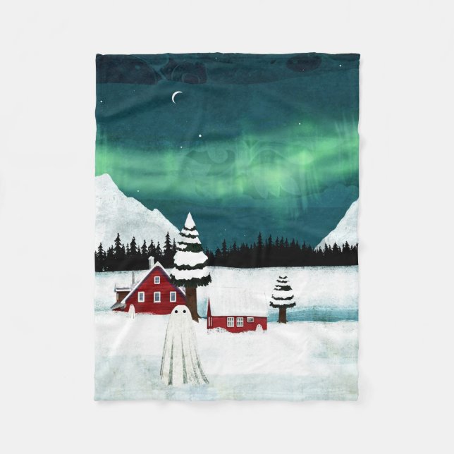 northern Lights Fleece Blanket (Front)