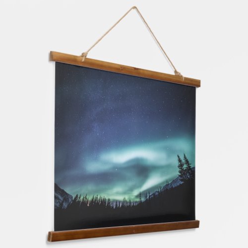 Northern Lights Forest Hanging Tapestry