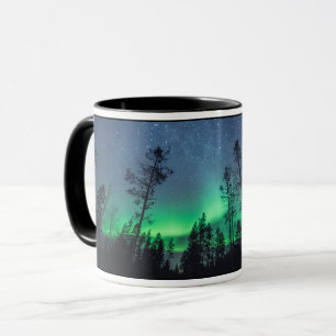 Northern Lights Forest Mug