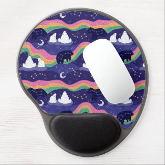 Northern Lights Gel Mouse Pad