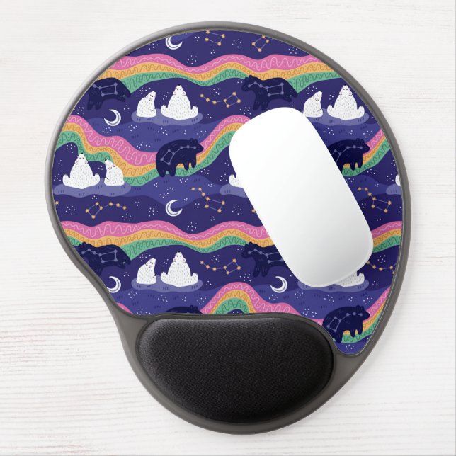 Northern Lights Gel Mouse Pad (Left Side)