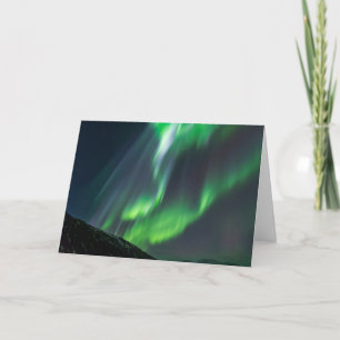 Northern Lights Glowing North Iceland Card