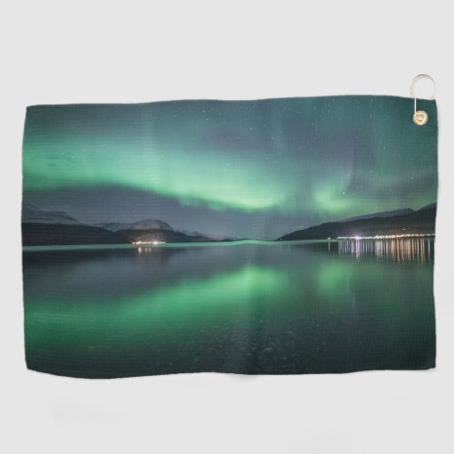 Northern Lights Golf Towel