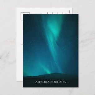 Northern Lights Holiday Postcard