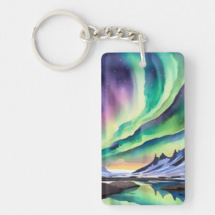 Northern Lights Iceland Keychain