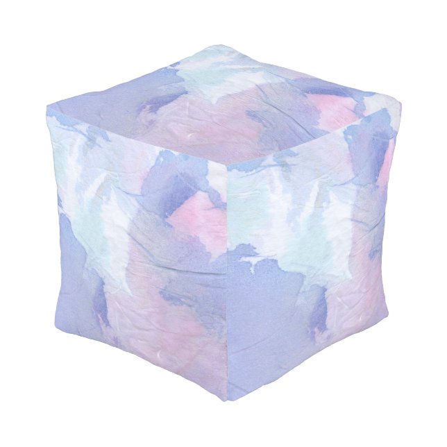 Northern Lights II Pouf (Angled Front)