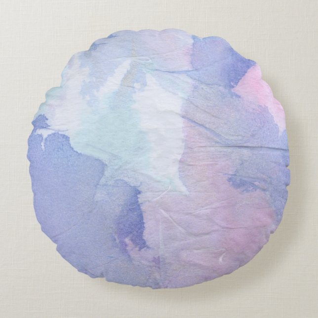 Northern Lights II Round Pillow (Front)