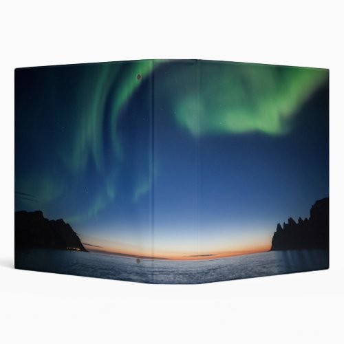 Northern Lights in Norway 3 Ring Binder