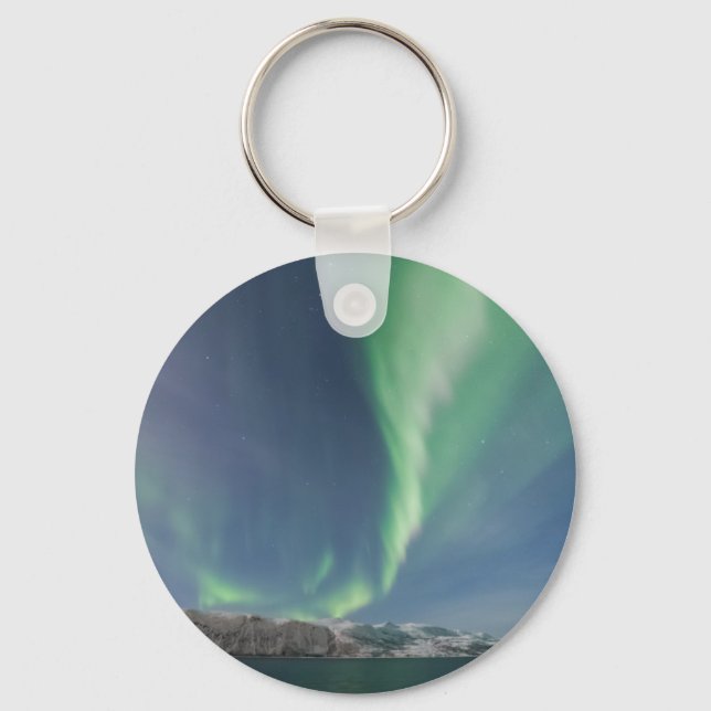 Northern Lights in Norway Keychain (Front)