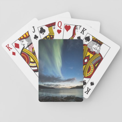Northern Lights in Norway Poker Cards