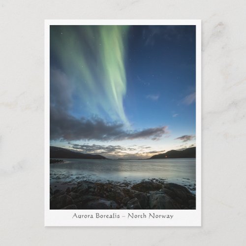 Northern Lights in Norway Postcard