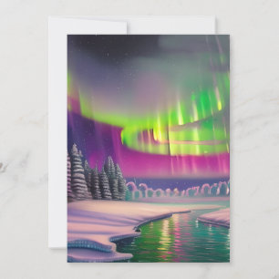 Northern Lights Invitation