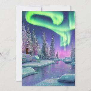 Northern Lights Invitation