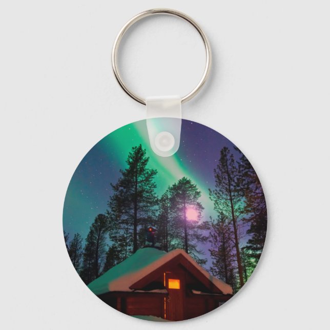 Northern Lights Keychain (Front)