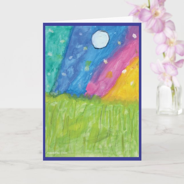 Northern Lights - KidsArt for CHOC Card (Orchid)