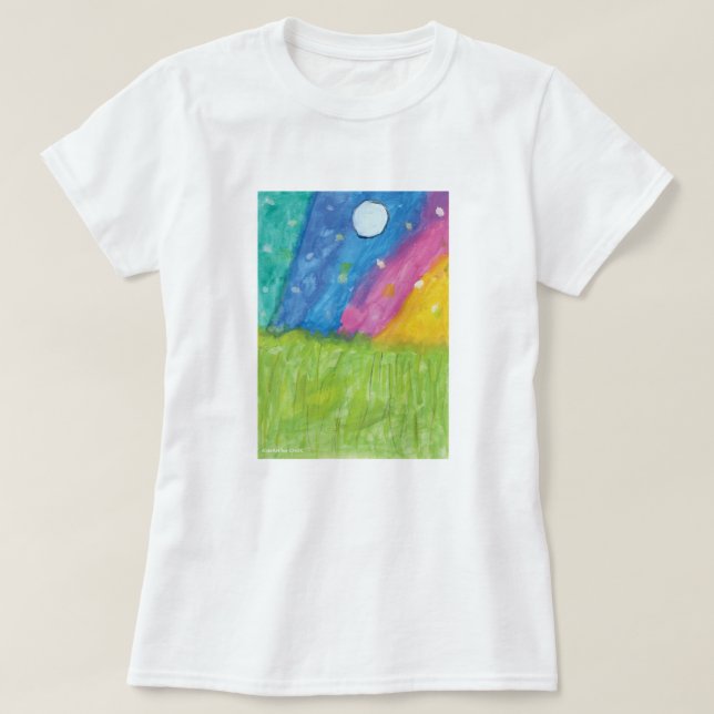 Northern Lights - KidsArt for CHOC T-Shirt (Design Front)