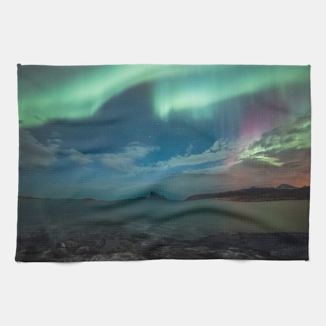 Northern Lights Kitchen Towel (Horizontal)
