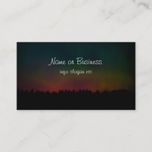 Northern Lights Landscape Business Card