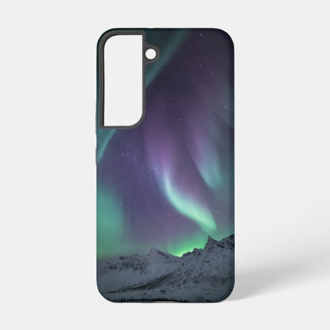 Northern Lights Landscape Photo Samsung Galaxy Case (Back)
