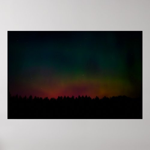 Northern Lights landscape Poster