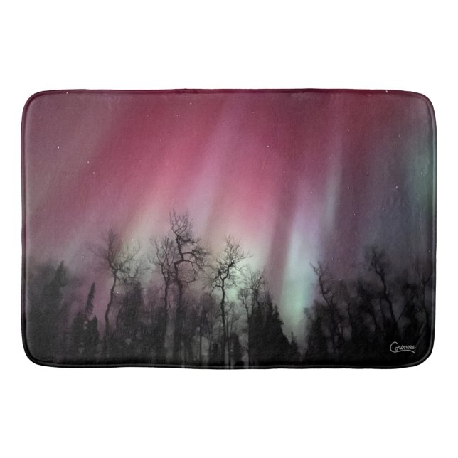 Northern Lights - Large Bath Mat (Front)