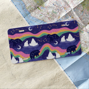 Northern Lights License Plate #2