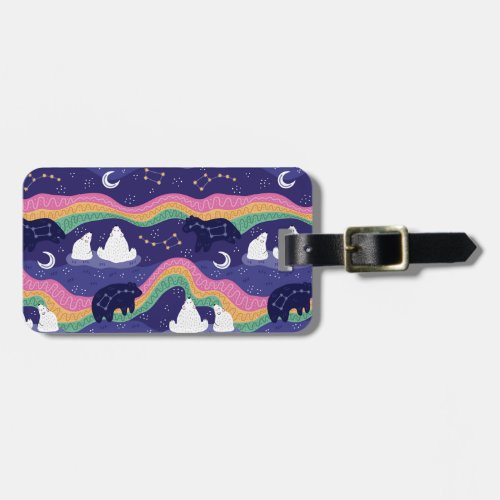 Northern Lights Luggage Tag