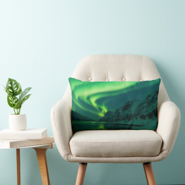 Northern Lights Lumbar Throw Pillow (Chair)