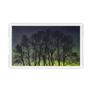 Northern Lights Manitoba Canada Grande Pointe Acrylic Tray