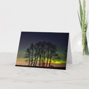 Northern Lights Manitoba Canada Grande Pointe Card