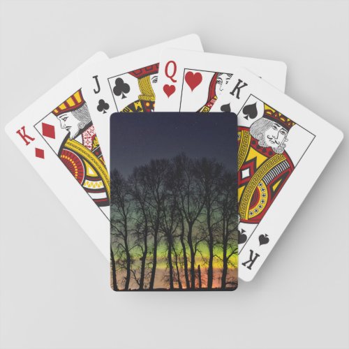Northern Lights  Manitoba Canada Grande Pointe Playing Cards