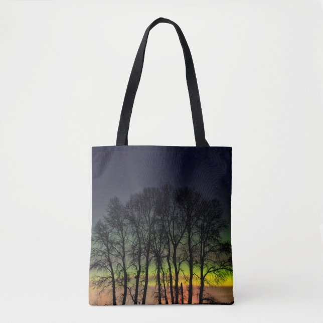 Northern Lights | Manitoba Canada Grande Pointe Tote Bag (Front)