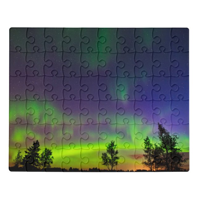 Northern Lights | Manitoba Canada Jigsaw Puzzle (Puzzle Horizontal)
