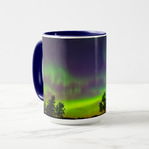 Northern Lights Manitoba Canada Mug
