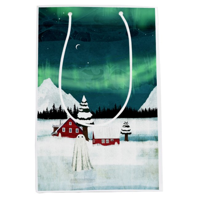 northern Lights Medium Gift Bag (Front)