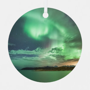Northern Lights Metal Ornament