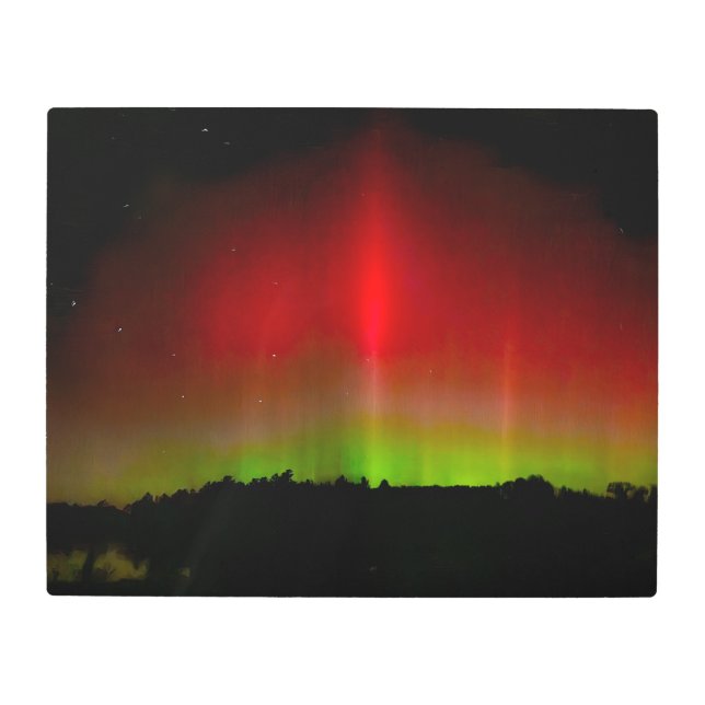 Northern Lights Metal Print (Front)