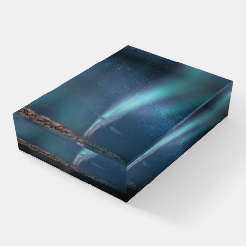 Northern Lights Milky Way Paperweight