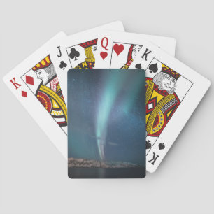 Northern Lights Milky Way Poker Cards