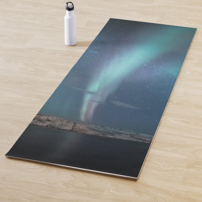 Northern Lights Milky Way Yoga Mat (In Situ)