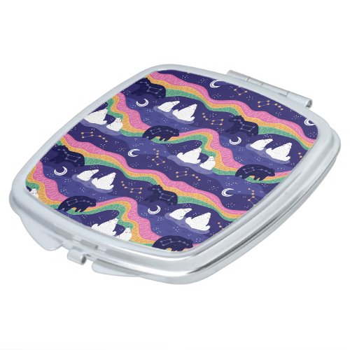 Northern Lights Mirror Compact