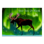 Northern Lights Moose (Front Horizontal)