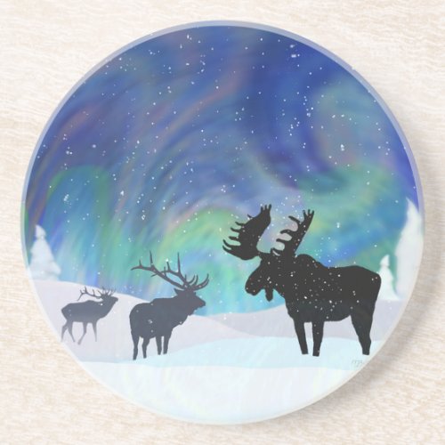 Northern Lights Moose and Elk Coaster