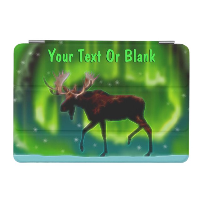 Northern Lights Moose iPad Mini Cover (Horizontal)