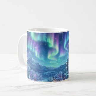 Northern Lights Mountain Mug